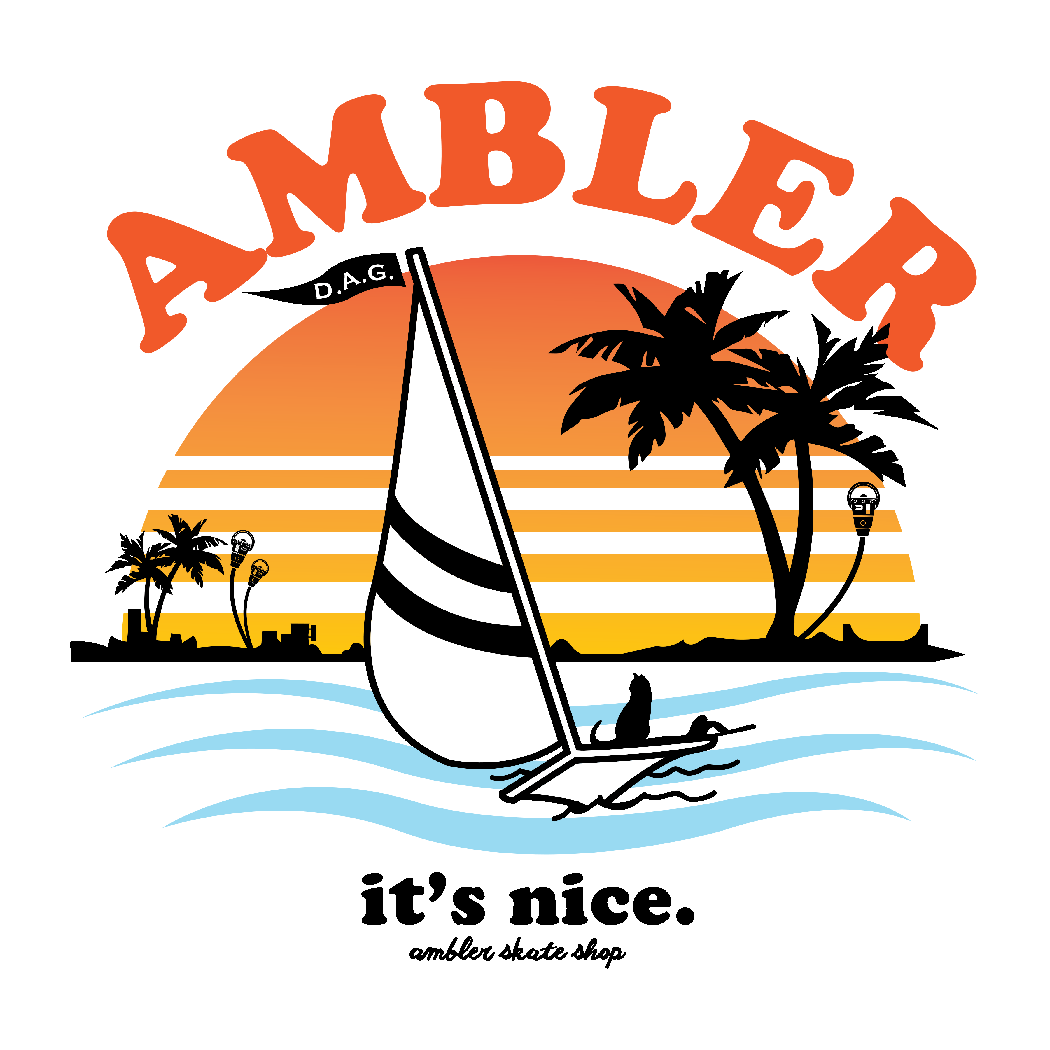 Ambler "It's Nice" Sunset Tee